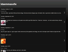 Tablet Screenshot of idaemmasofie.blogspot.com