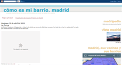 Desktop Screenshot of mibarrioenmadrid.blogspot.com