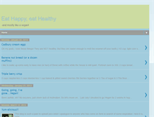 Tablet Screenshot of eathappyeathealthy.blogspot.com