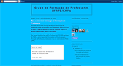 Desktop Screenshot of grupoformprofufrpe.blogspot.com