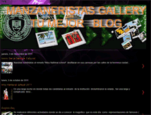 Tablet Screenshot of manzaneristasgallery.blogspot.com