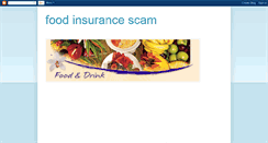 Desktop Screenshot of foodinsurancescams.blogspot.com