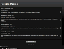 Tablet Screenshot of heroclix-mexico.blogspot.com