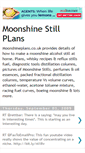 Mobile Screenshot of moonshine-still-plans.blogspot.com