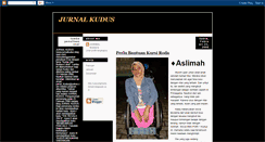 Desktop Screenshot of jurnalkudus.blogspot.com