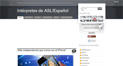 Desktop Screenshot of interpretesdeasl.blogspot.com