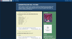 Desktop Screenshot of administraciondelfuturo.blogspot.com