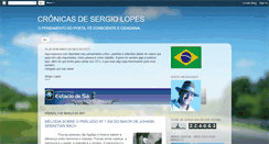 Desktop Screenshot of cronicasdesergiolopes.blogspot.com