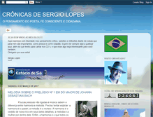 Tablet Screenshot of cronicasdesergiolopes.blogspot.com