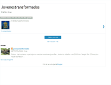 Tablet Screenshot of jovenestransformados.blogspot.com