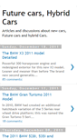 Mobile Screenshot of futurecars.blogspot.com