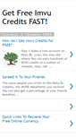 Mobile Screenshot of iwantfreeimvucredits.blogspot.com