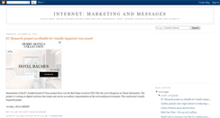 Desktop Screenshot of internetmarketingandmessages.blogspot.com