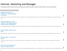 Tablet Screenshot of internetmarketingandmessages.blogspot.com
