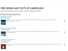 Tablet Screenshot of freebooksofcardiology.blogspot.com