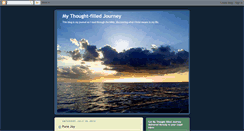 Desktop Screenshot of mythought-filledjourney.blogspot.com