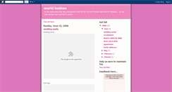 Desktop Screenshot of lesbeeworld.blogspot.com