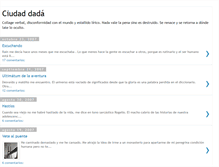 Tablet Screenshot of ciudaddada.blogspot.com