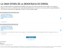 Tablet Screenshot of lagranestafadelademocraciaenespaa.blogspot.com