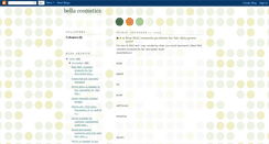 Desktop Screenshot of bella-cosmetics-w.blogspot.com