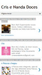 Mobile Screenshot of crisenandadoces.blogspot.com