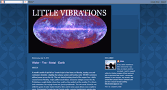 Desktop Screenshot of littlevibrations.blogspot.com