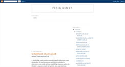 Desktop Screenshot of fizikokimya.blogspot.com