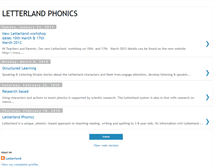 Tablet Screenshot of letterlandphonics.blogspot.com