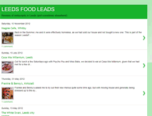 Tablet Screenshot of leedsfoodleads.blogspot.com