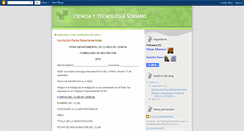 Desktop Screenshot of cienciaytecnologiasoriano.blogspot.com