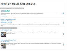 Tablet Screenshot of cienciaytecnologiasoriano.blogspot.com