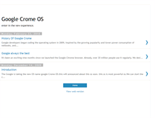 Tablet Screenshot of googlecromeos.blogspot.com