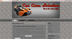 Desktop Screenshot of carcaresolution.blogspot.com