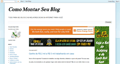 Desktop Screenshot of comomontarseublog.blogspot.com