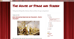 Desktop Screenshot of houseofstageandscreen.blogspot.com