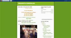 Desktop Screenshot of orquestaesmeralda.blogspot.com