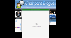 Desktop Screenshot of chatparablogueiros.blogspot.com