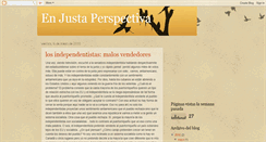 Desktop Screenshot of enjustaperspectiva.blogspot.com