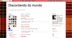 Desktop Screenshot of discordando-do-mundo.blogspot.com