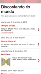 Mobile Screenshot of discordando-do-mundo.blogspot.com