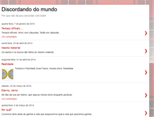 Tablet Screenshot of discordando-do-mundo.blogspot.com