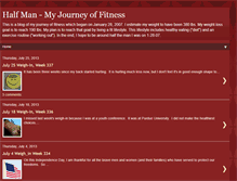 Tablet Screenshot of journeyoffitness.blogspot.com