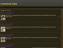 Tablet Screenshot of comstockgold.blogspot.com