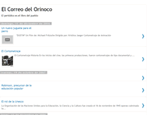 Tablet Screenshot of elcorreodelorinoco.blogspot.com