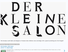 Tablet Screenshot of derkleinesalon.blogspot.com