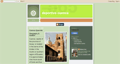 Desktop Screenshot of cuencanoxsiempre.blogspot.com