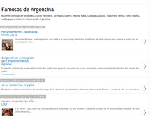 Tablet Screenshot of famososdeargentina.blogspot.com