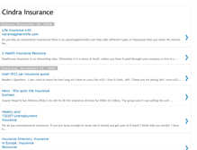 Tablet Screenshot of cindrainsurance.blogspot.com