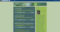 Desktop Screenshot of coachingforhealthandfitness.blogspot.com