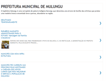 Tablet Screenshot of prefeituramulungu.blogspot.com